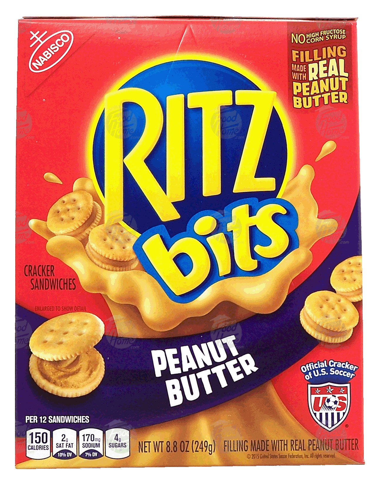 Nabisco Ritz bits; peanut butter, cracker sandwiches Full-Size Picture